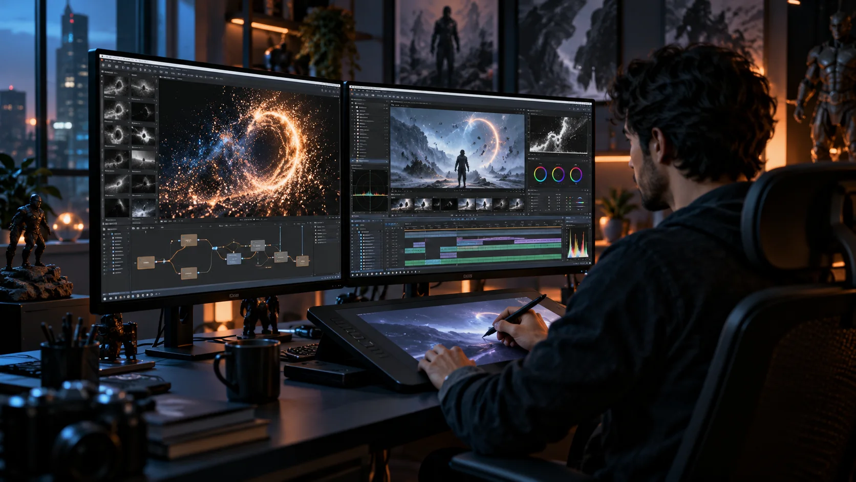Animation and VFX creative workstation