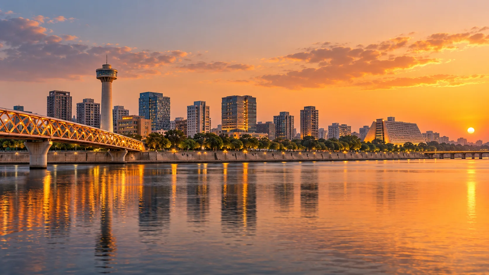 Ahmedabad skyline, Gujarat